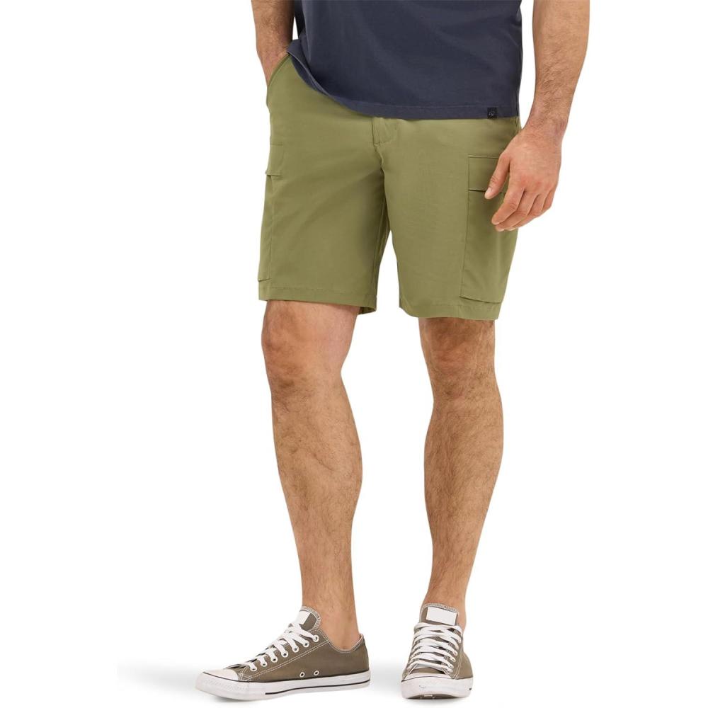 imageLee Mens Extreme Motion Synthetic Ripstop Cargo ShortMercantile Green