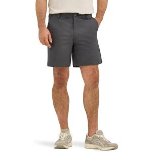 Lee Men’s Extreme Motion 7″ Flat Front Short(Static Gray)