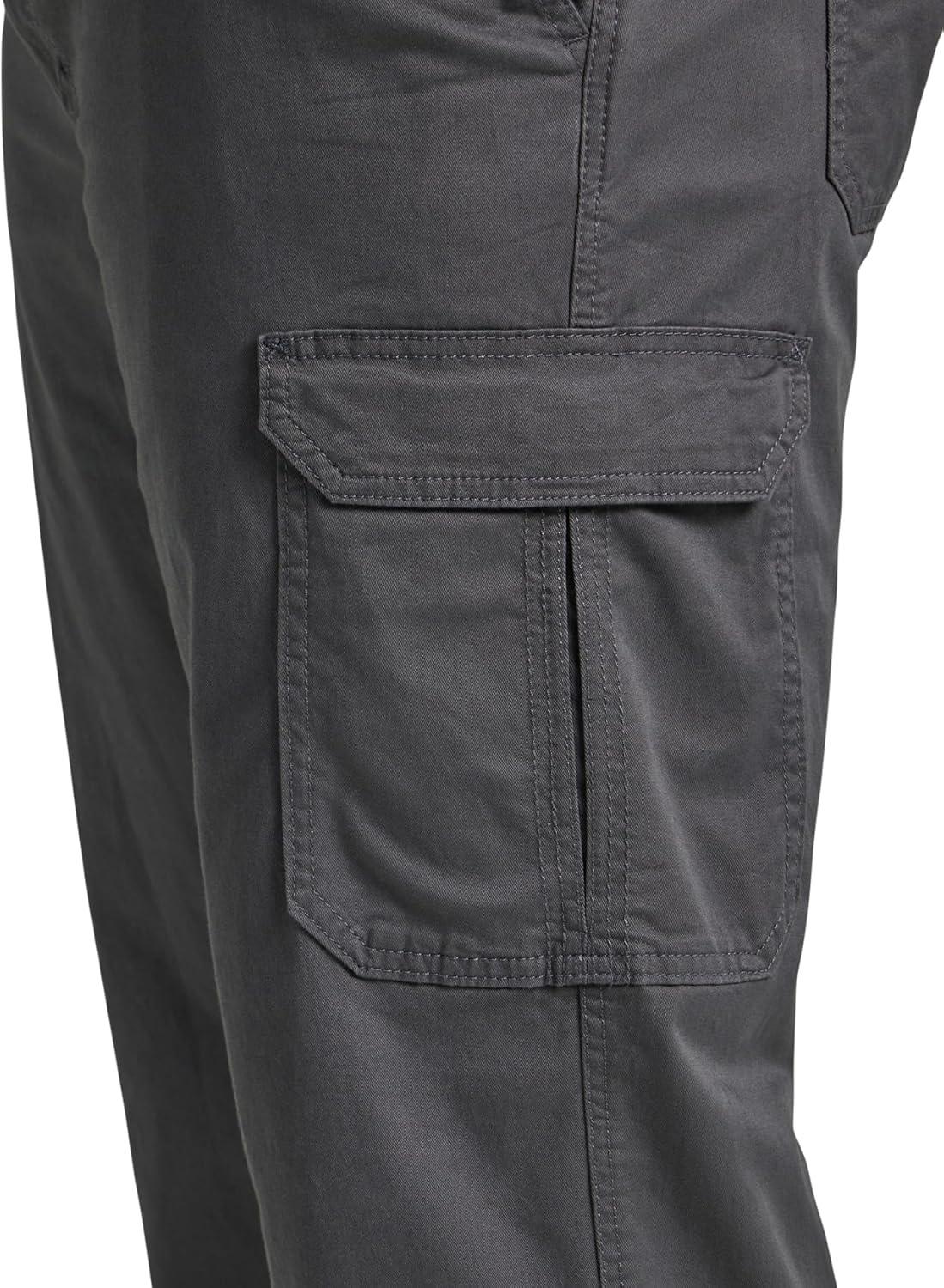 imageLee Mens Big ampamp Tall Extreme Motion Twill Cargo PantCharcoal