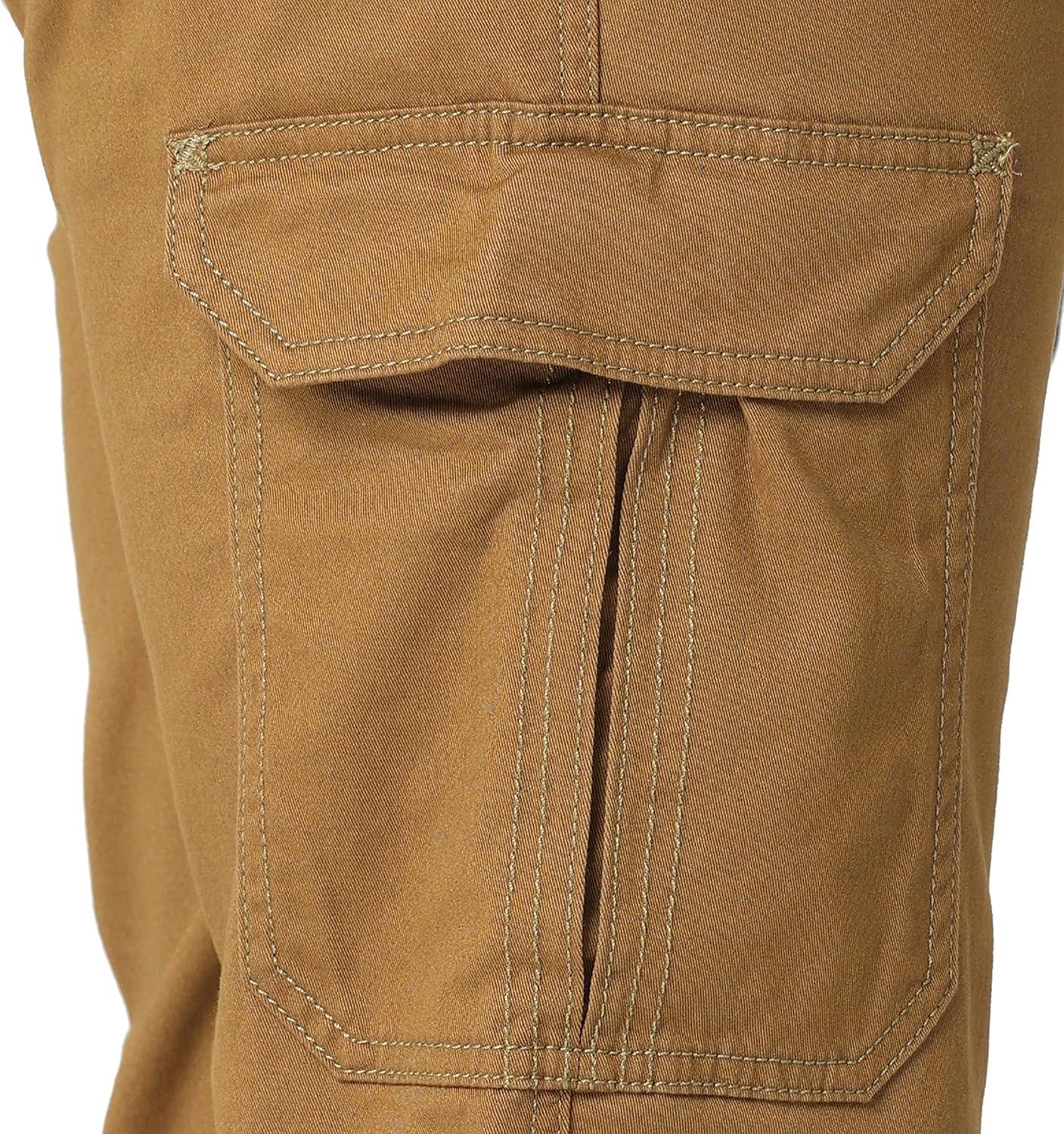 imageLee Mens Big ampamp Tall Extreme Motion Twill Cargo PantTumbleweed