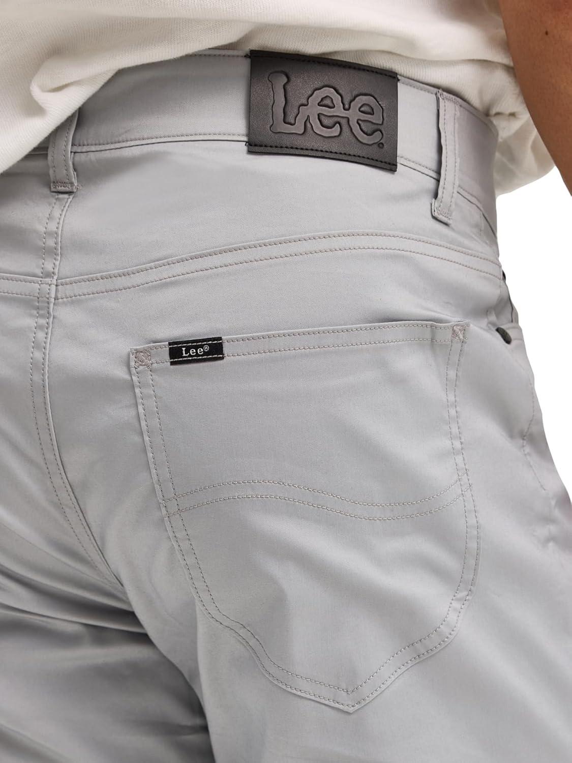imageLee Mens X Lite 5Pocket Casual PantDrizzle