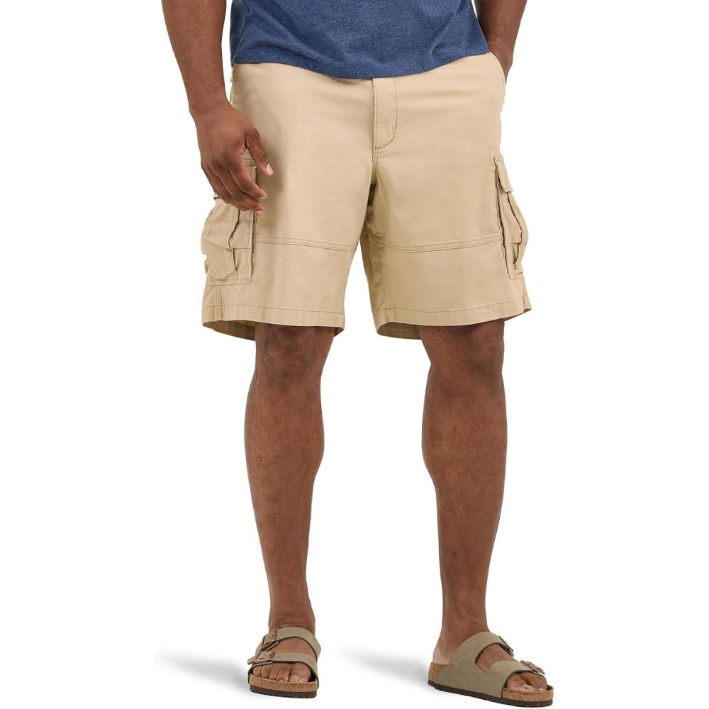 imageLee Mens Big ampamp Tall Extreme Motion Carolina Cargo ShortBuff