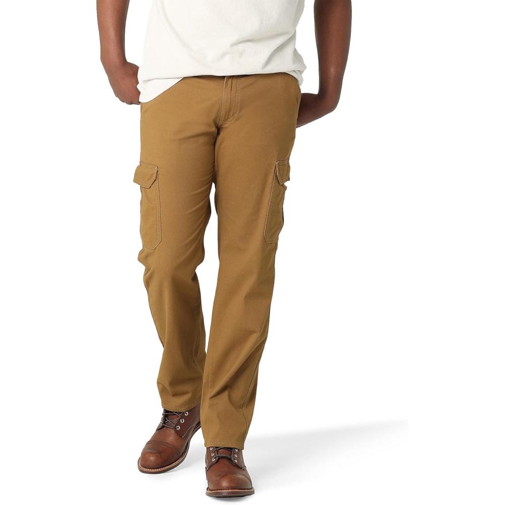imageLee Mens Big ampamp Tall Extreme Motion Twill Cargo PantTumbleweed