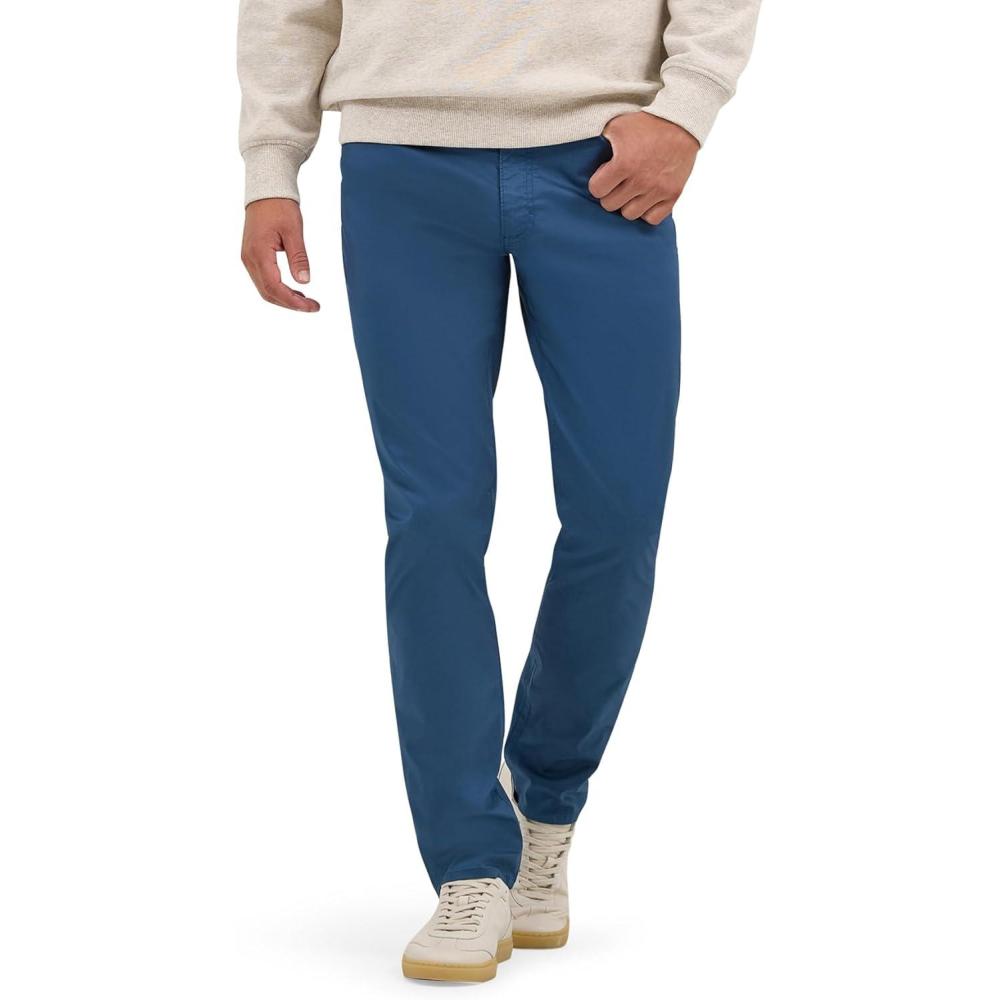 imageLee Mens X Lite 5Pocket Casual PantOrion Blue