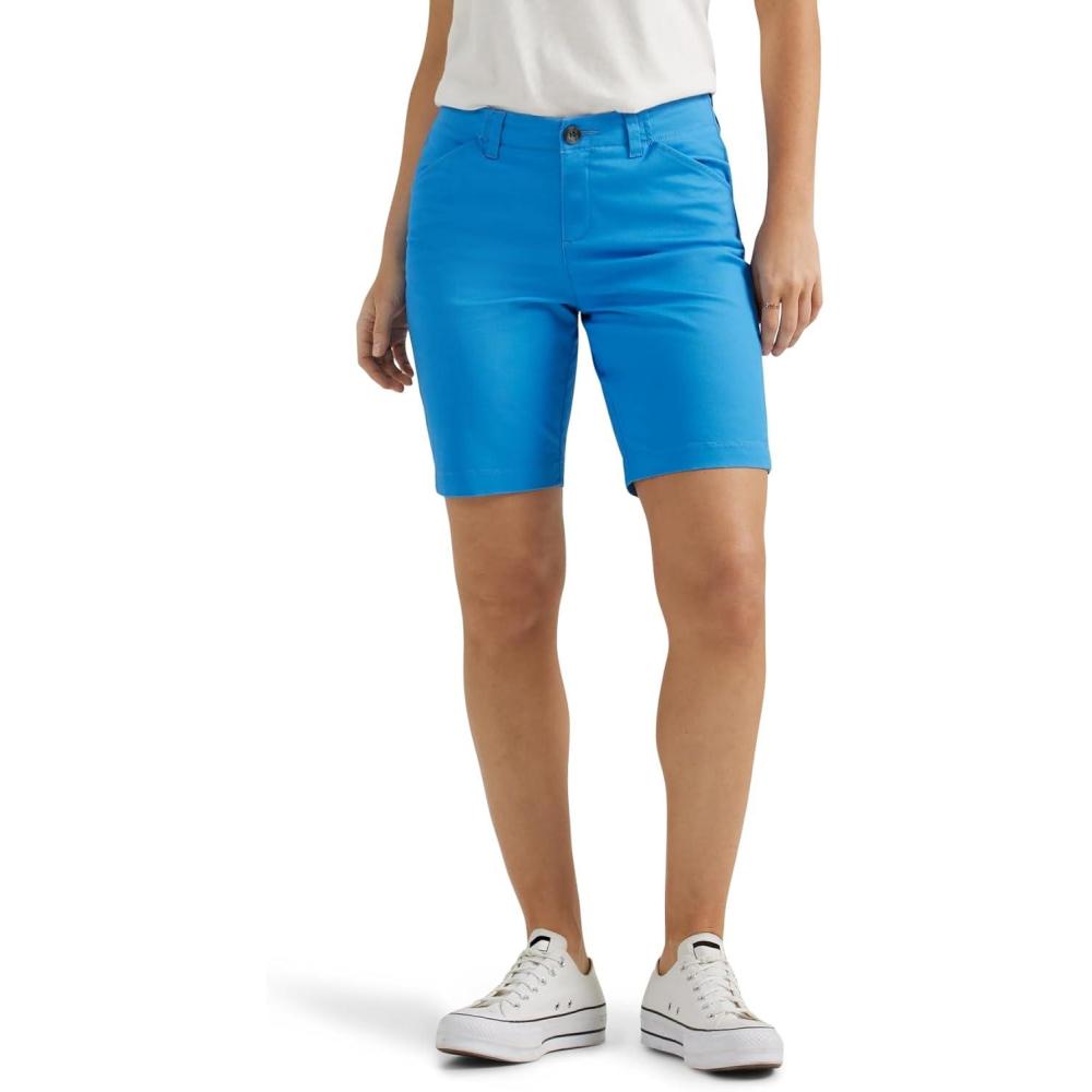imageLee Womens Legendary 9quot Chino Bermuda ShortAtlantic