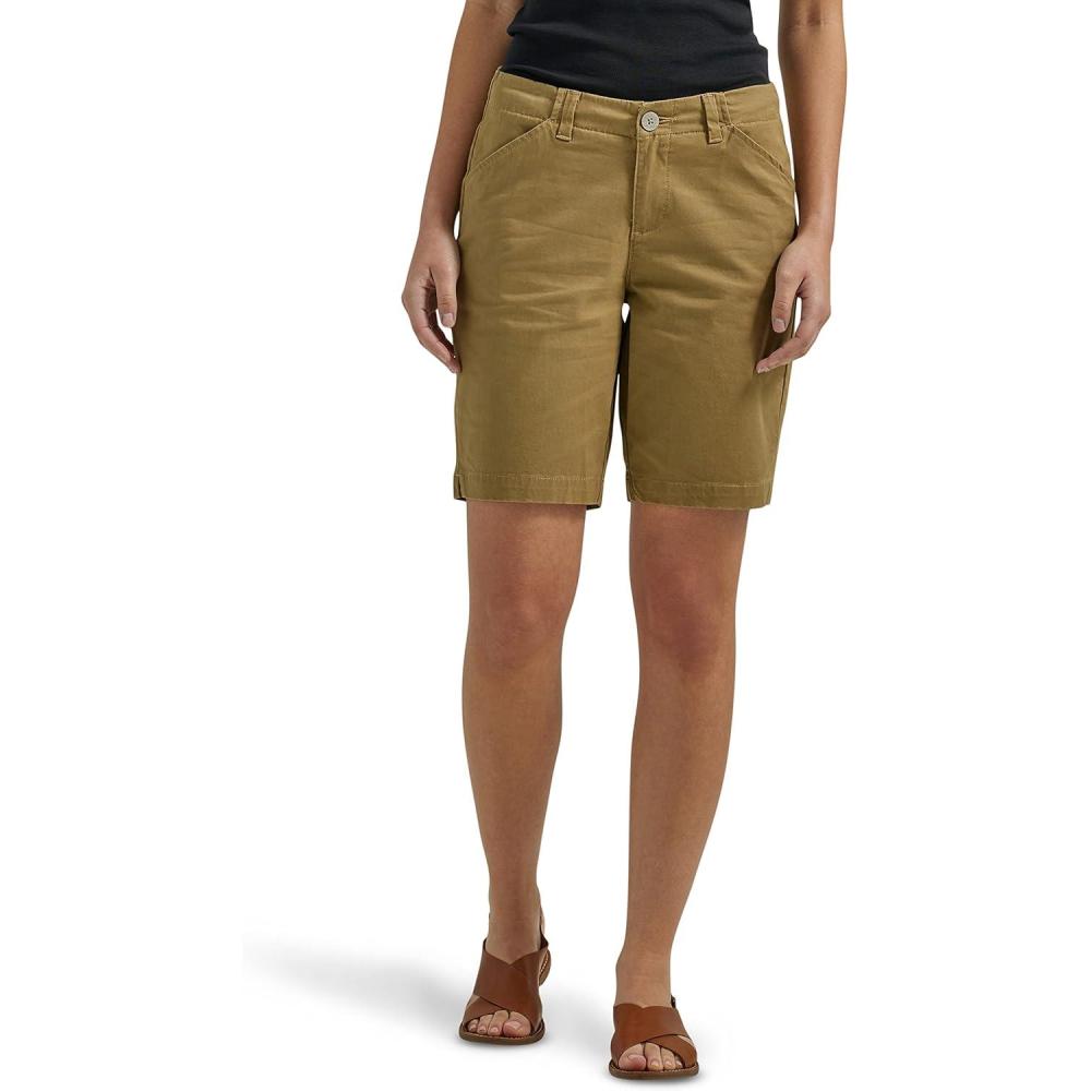 imageLee Womens Legendary 9quot Chino Bermuda ShortElbrus