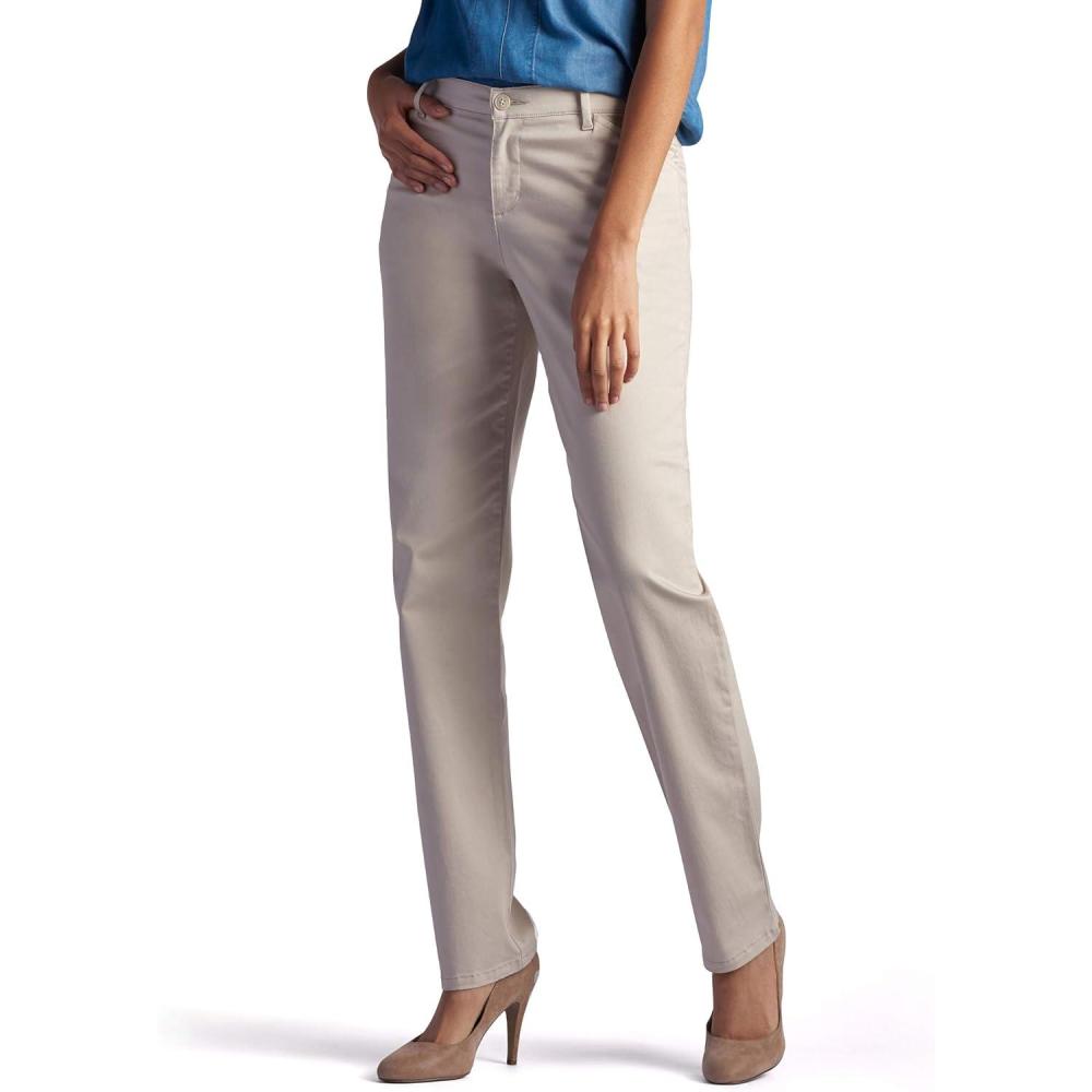 imageLee Womens Relaxed Fit All Day Straight Leg PantParchment