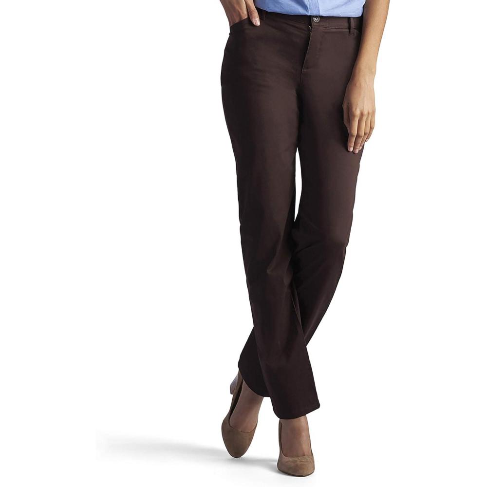 imageLee Womens Relaxed Fit All Day Straight Leg PantRoasted Chestnut