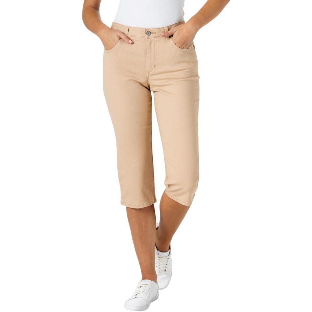 imageLee Womens Relaxed Fit Capri JeanCaf