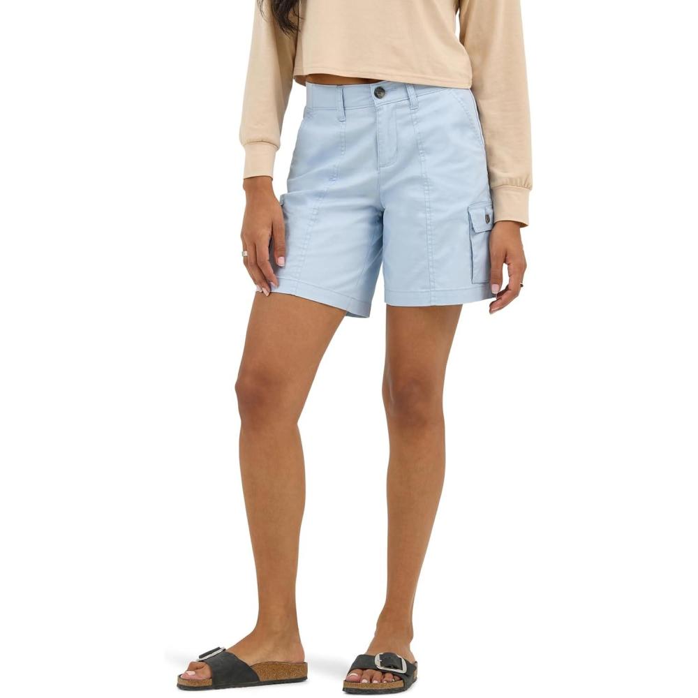 imageLee Womens Ultra Lux Comfort with Flextogo Cargo ShortShy Blue
