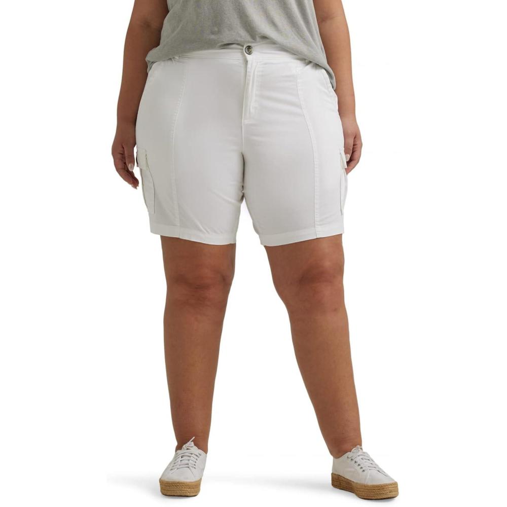 imageLee Womens Ultra Lux Comfort with Flextogo Cargo ShortWhite
