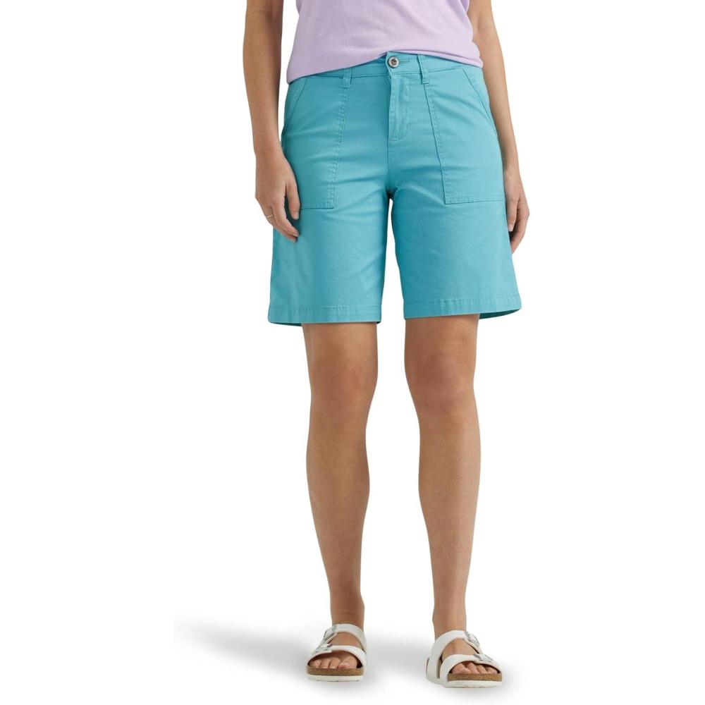 imageLee Womens Ultra Lux Comfort with Flextogo Utility Bermuda ShortBay Blue