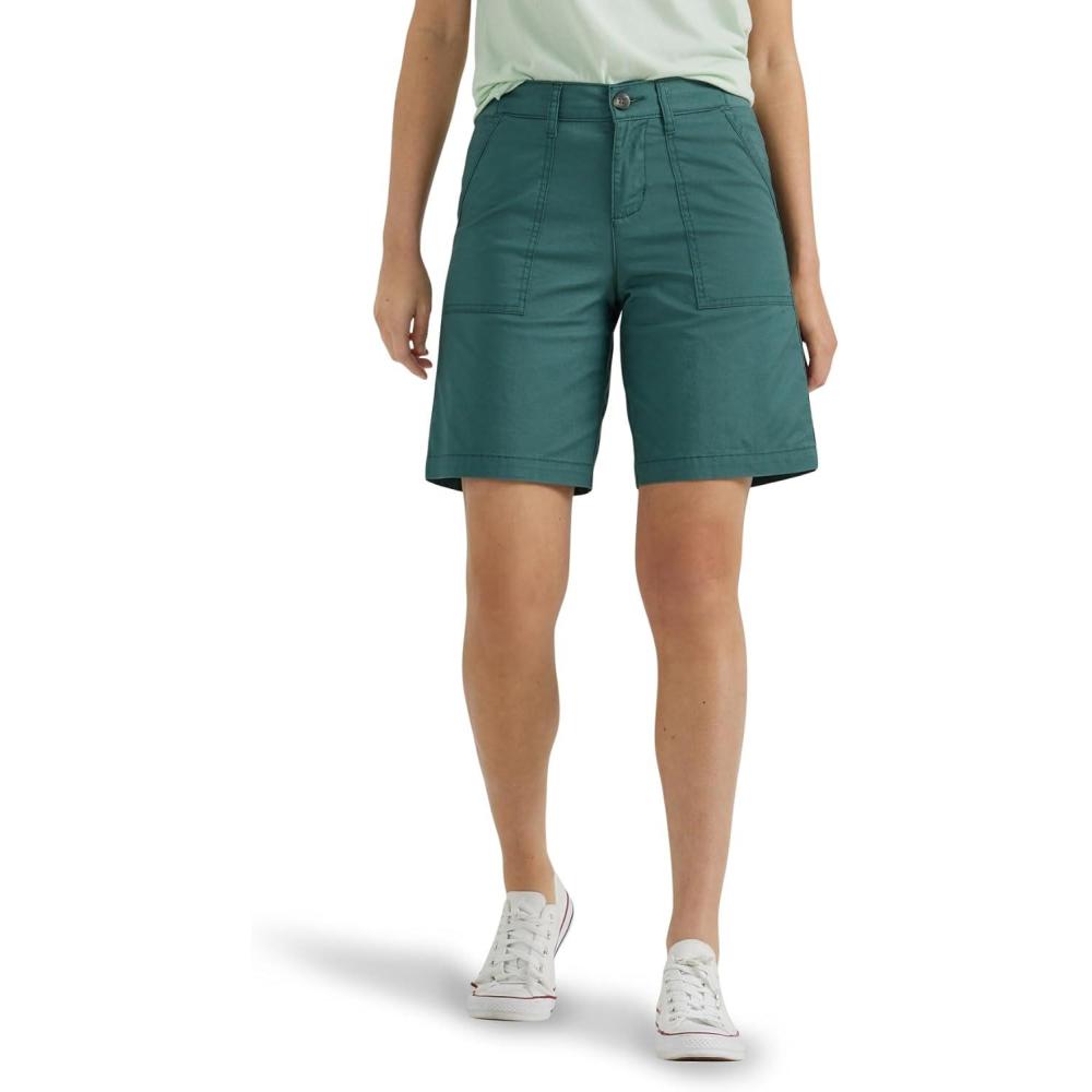 imageLee Womens Ultra Lux Comfort with Flextogo Utility Bermuda ShortEvergreen