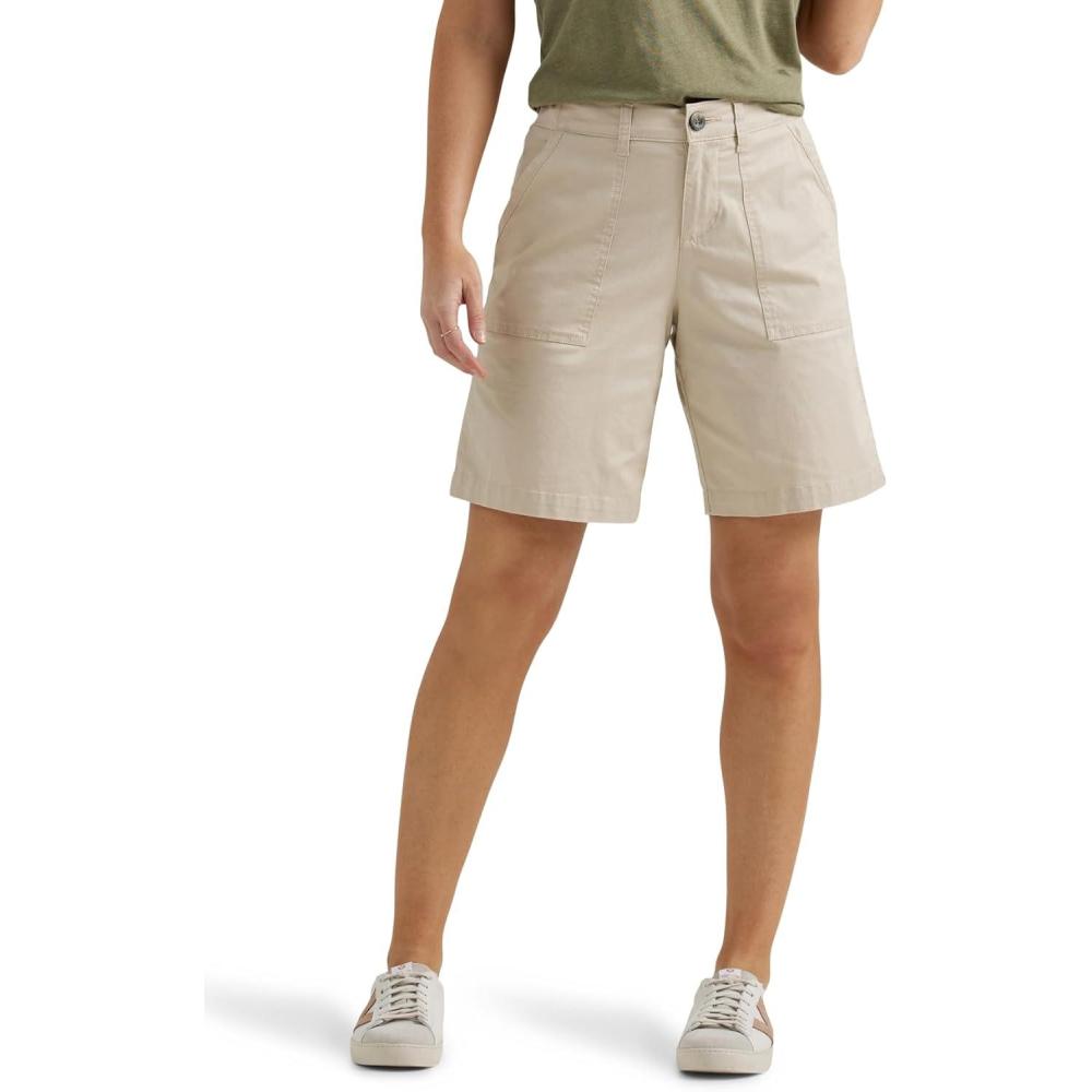 imageLee Womens Ultra Lux Comfort with Flextogo Utility Bermuda ShortGreige