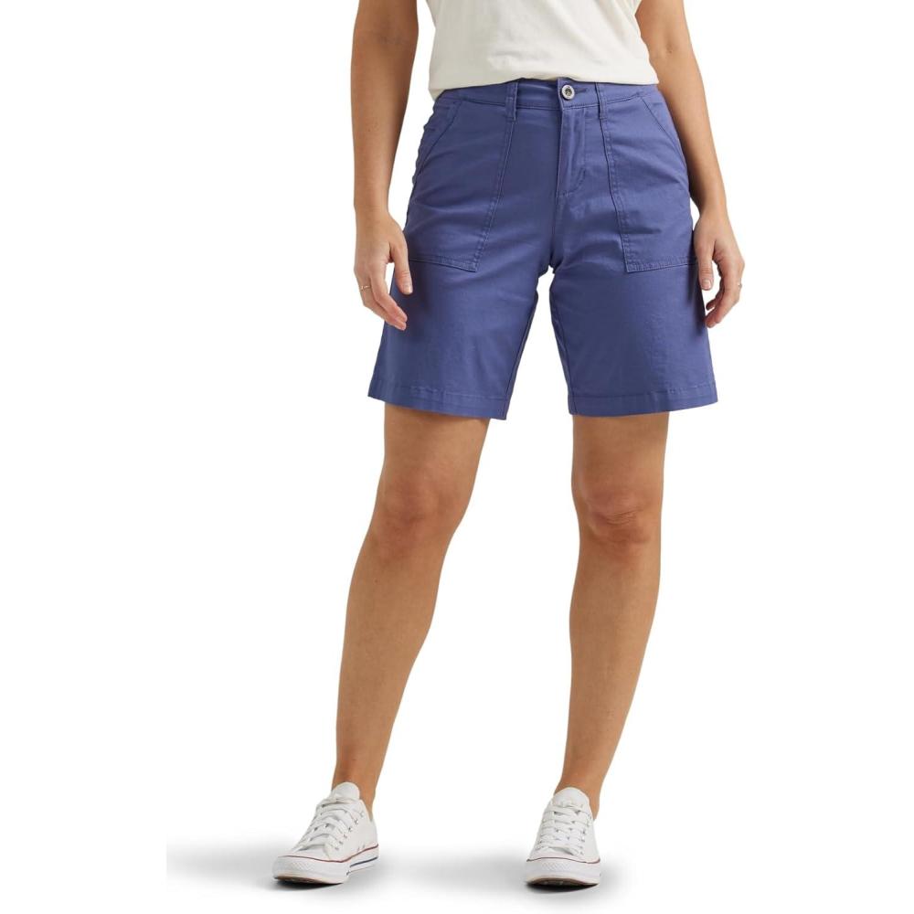 imageLee Womens Ultra Lux Comfort with Flextogo Utility Bermuda ShortSurf Blue