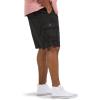 Lee Men’s Big & Tall Extreme Motion Carolina Cargo Short(Black)