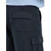 Lee Men’s Big & Tall Extreme Motion Carolina Cargo Short(Black Ripstop)