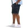Lee Men’s Big & Tall Extreme Motion Carolina Cargo Short(Black Ripstop)