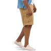 Lee Men’s Big & Tall Extreme Motion Carolina Cargo Short(Bourbon)