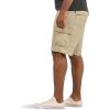 Lee Men’s Big & Tall Extreme Motion Carolina Cargo Short(Kansas City Khaki Ripstop)