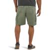 Lee Men’s Big & Tall Extreme Motion Carolina Cargo Short(Olive Grove Ripstop)