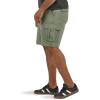 Lee Men’s Big & Tall Extreme Motion Carolina Cargo Short(Olive Grove Ripstop)