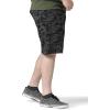 Lee Men’s Big & Tall Extreme Motion Crossroad Cargo Short(Black Camo)