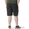 Lee Men’s Big & Tall Extreme Motion Crossroad Cargo Short(Black Camo)