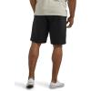 Lee Men’s Big & Tall Extreme Motion Flat Front Short(Black)