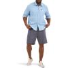 Lee Men’s Big & Tall Extreme Motion Flat Front Short(Charcoal Gray)