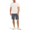 Lee Men’s Big & Tall Extreme Motion Flat Front Short(Mood Indigo Stripe)