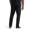 Lee Mens Big & Tall Extreme Motion Twill Cargo Pant(Black)