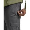 Lee Mens Big & Tall Extreme Motion Twill Cargo Pant(Charcoal)