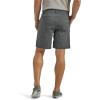 Lee Mens Extreme Motion Regular Fit Synthetic Flat Front Short(Charcoal)