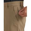 Lee Mens Extreme Motion Regular Fit Synthetic Flat Front Short(Tawny Brown)