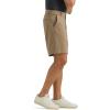 Lee Mens Extreme Motion Regular Fit Synthetic Flat Front Short(Tawny Brown)