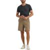 Lee Mens Extreme Motion Regular Fit Synthetic Flat Front Short(Tawny Brown)