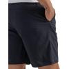 Lee Mens Extreme Motion Regular Fit Synthetic Flat Front Short(Unionall Black)