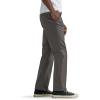 Lee Mens Flat Front Relaxed Straight Pant(Charcoal)