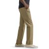 Lee Mens Flat Front Relaxed Straight Pant(Khaki)