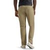 Lee Mens Flat Front Relaxed Straight Pant(Khaki)