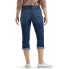 Lee Womens Flex Motion Regular Fit 5 Pocket Capri JeanJeans(Bewitched)