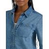 Lee Women’s Legendary Long Sleeve All Purpose Button Down Shirt(In Time)