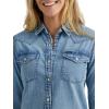 Lee Women’s Legendary Slim Fit Western Snap Shirt(Mt. Range)