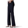 Lee Women’s Secretly Shapes Regular Fit Straight Leg Pant(Black)