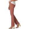 Lee Women’s Secretly Shapes Regular Fit Straight Leg Pant(Cognac)