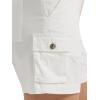 Lee Women’s Ultra Lux Comfort with Flex-to-go Cargo Short(Bright White)