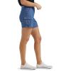 Lee Women’s Ultra Lux Comfort with Flex-to-go Cargo Short(Chambray)