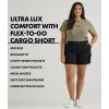 Lee Women’s Ultra Lux Comfort with Flex-to-go Cargo Short(Settler Tan)