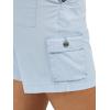 Lee Women’s Ultra Lux Comfort with Flex-to-go Cargo Short(Shy Blue)